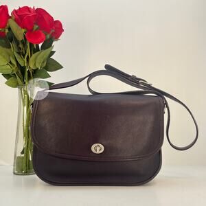 Vintage Coach City Bag 9790 Dark Purple 2005